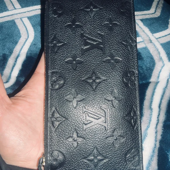 Louis Vuitton Monogram Black Zippered Felicie Pouchette Wallet Insert - Picture 4 of 7